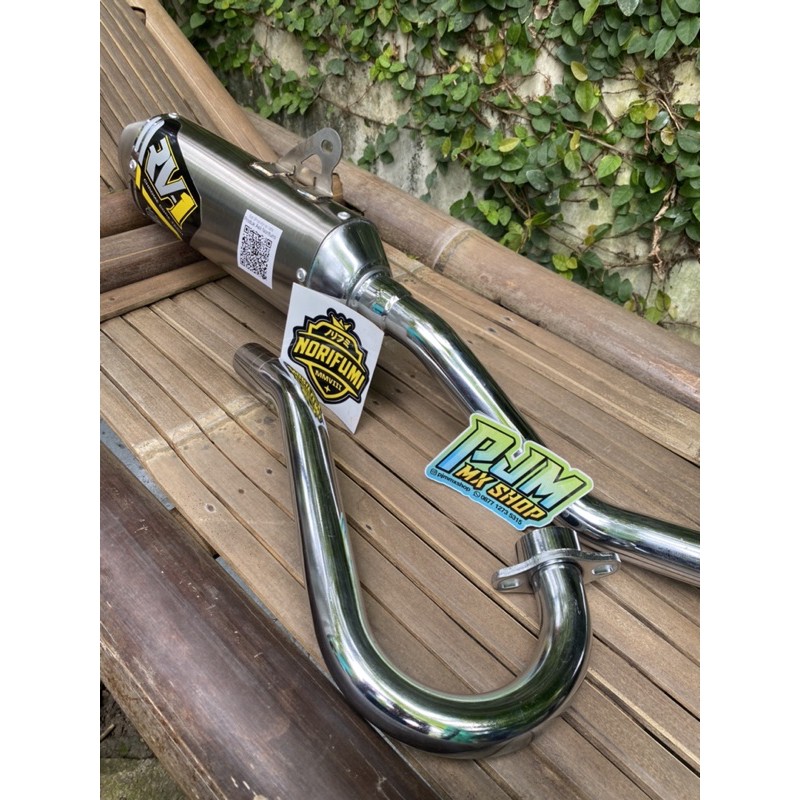 KNALPOT NORIFUMI RV1 N4 KLX/DTRACKER LOGO BARU