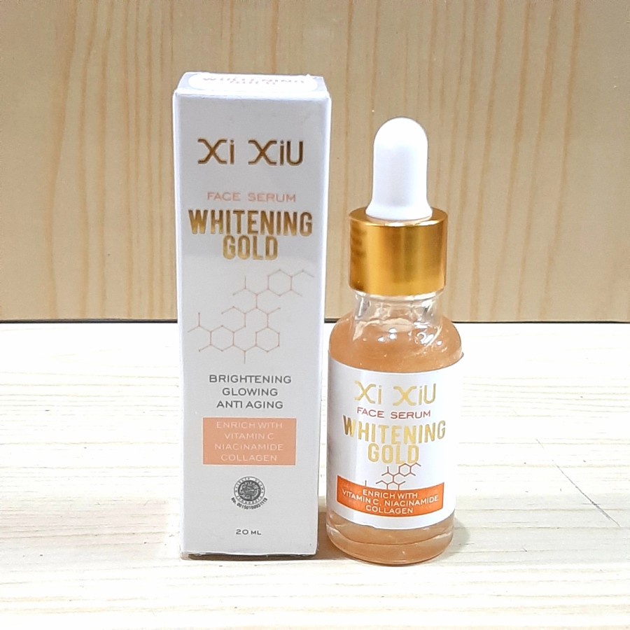 XI XIU Face Serum Vitamin C | Anti Acne | Whitening Gold 20 ml