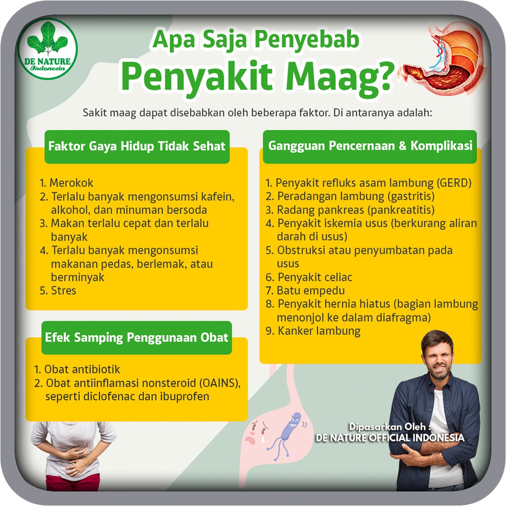 Paket Obat Maag Asam Lambung Herbal Denature - Moringa + Zaitop - DE NATURE OFFICIAL INDONESIA-2