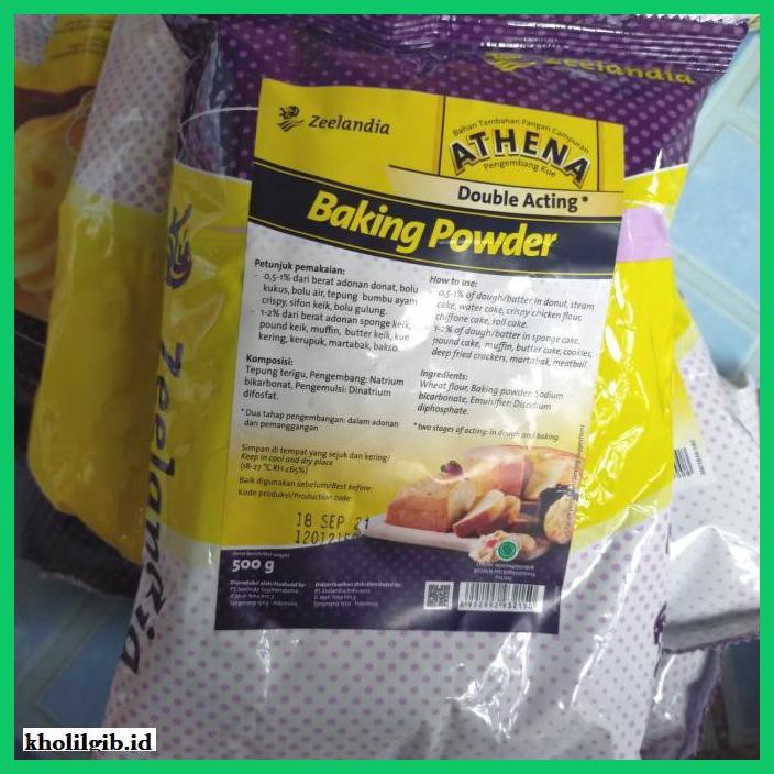 

Redwop-Gnikab- Baking Powder Double Acting Athena 500Gr -Hallall.