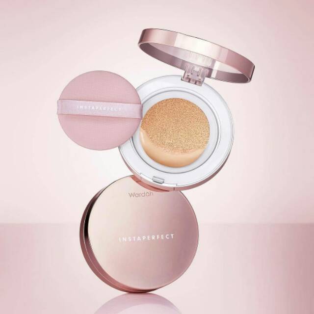 ❤ MEMEY ❤ INSTAPERFECT By Wardah Skincover Air Cushion | Mineralight Matte BB cushion