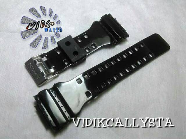 STRAP CASIO / TALI CASIO G-SHOCK GSHOCK GA 100 110 120 300 200 201 150 400 700 GD GDF 100 GA GR GW 8900 HITAM GLOSY