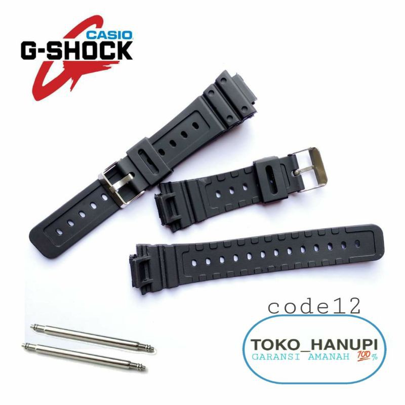 Strap Watch Tali Jam Tangan Casio DW-5000 Dw 5000 Bonus Pen