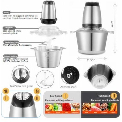 [ OBJ ] Blender Daging Stainless Mesin Pengiling Daging