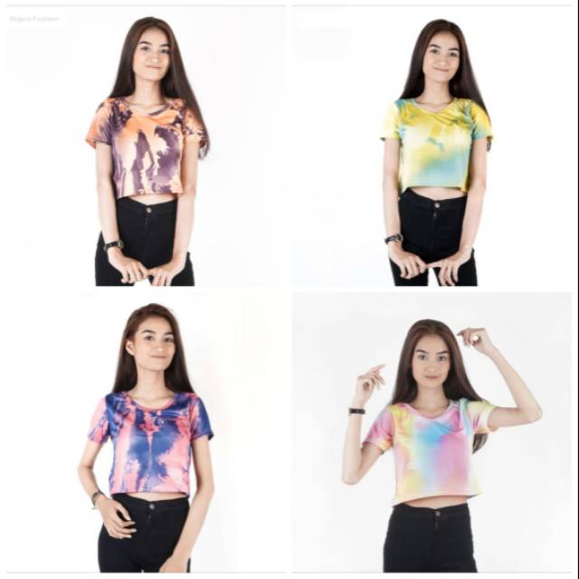 Tie dye crop