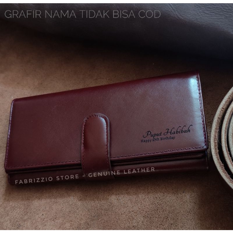 custom nama dompet tas grafir/ ukir nama