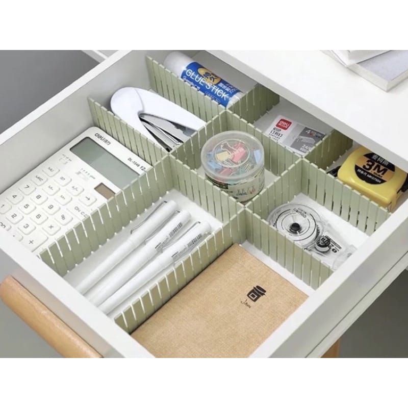 PENYEKAT LACI LEMARI RAK ORGANIZER DIY SERBAGUNA isi 4 PCS