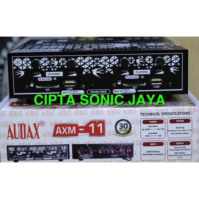 amplifier mesin walet AUDAX AXM11 .