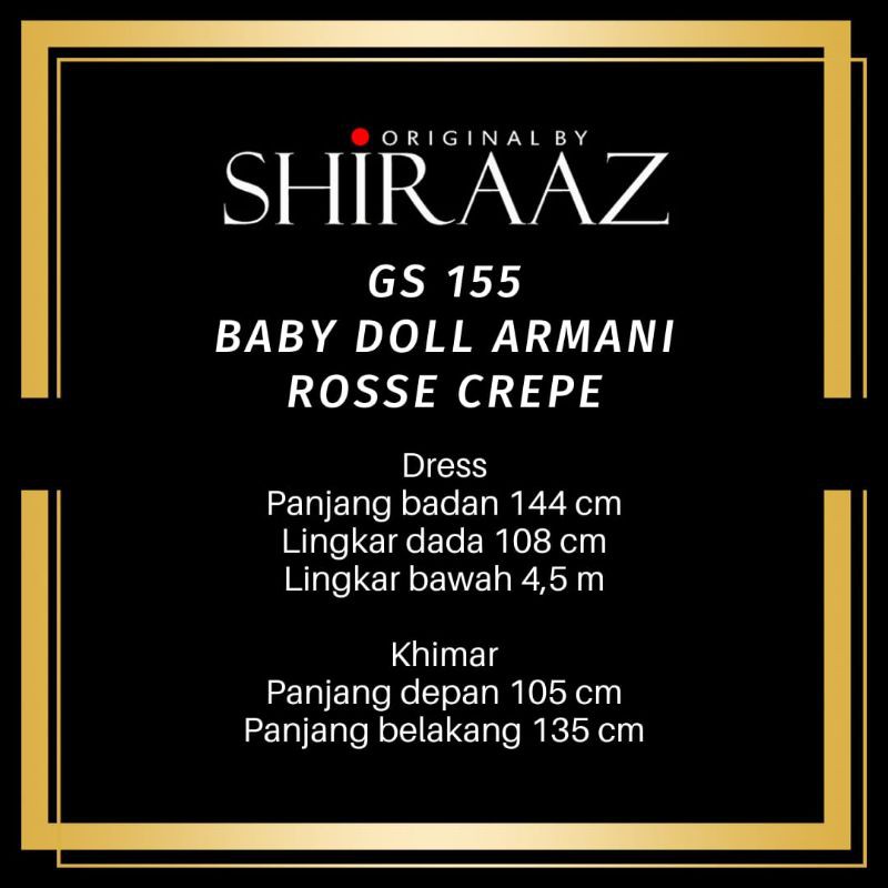 GS 155 SYARI BY SHIRAAZ