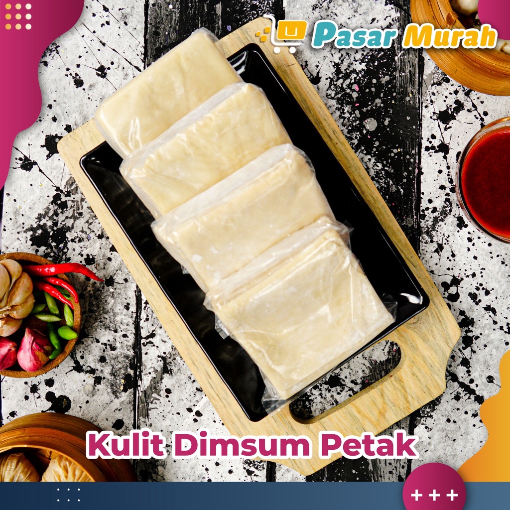 

Kulit Dimsum Petak / Kulit Pangsit 250 Gram