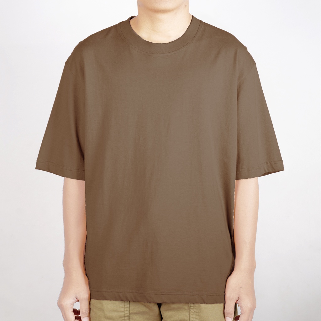 OVERSIZE TEES WALNUT BROWN