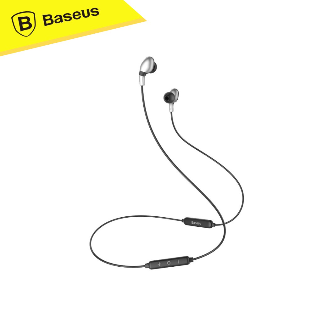 Earphone Baseus Encok S04 Magnet Earphone Nirkabel Original
