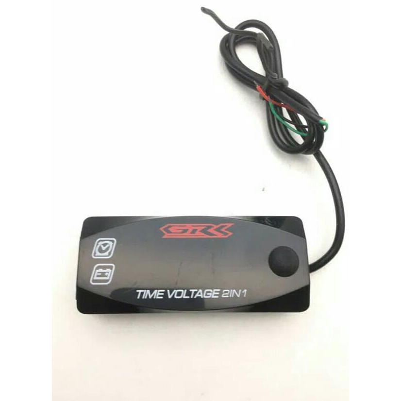 Jam Digital Voltmeter Motor Mobil 2 In 1 / Voltmeter Jam Mobil Motor Terbaru 2019