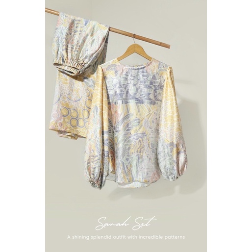 sarah set buttonscarves x vone size S