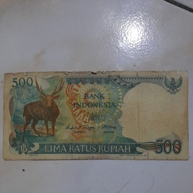 Uang Kertas Kuno pevahan 500