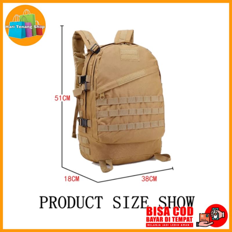 Tas Ransel 3D/ tas ransel tactical/tas outdoor/tas ransel IMPORT