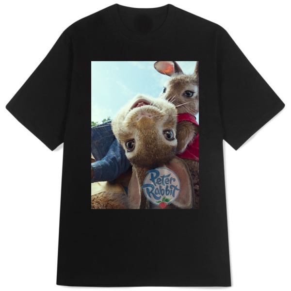 Kaos Peter Rabbit Tshirt Unisex Casual Tees New Cotton Ready Stock [Bisa COD] Siap Kirim