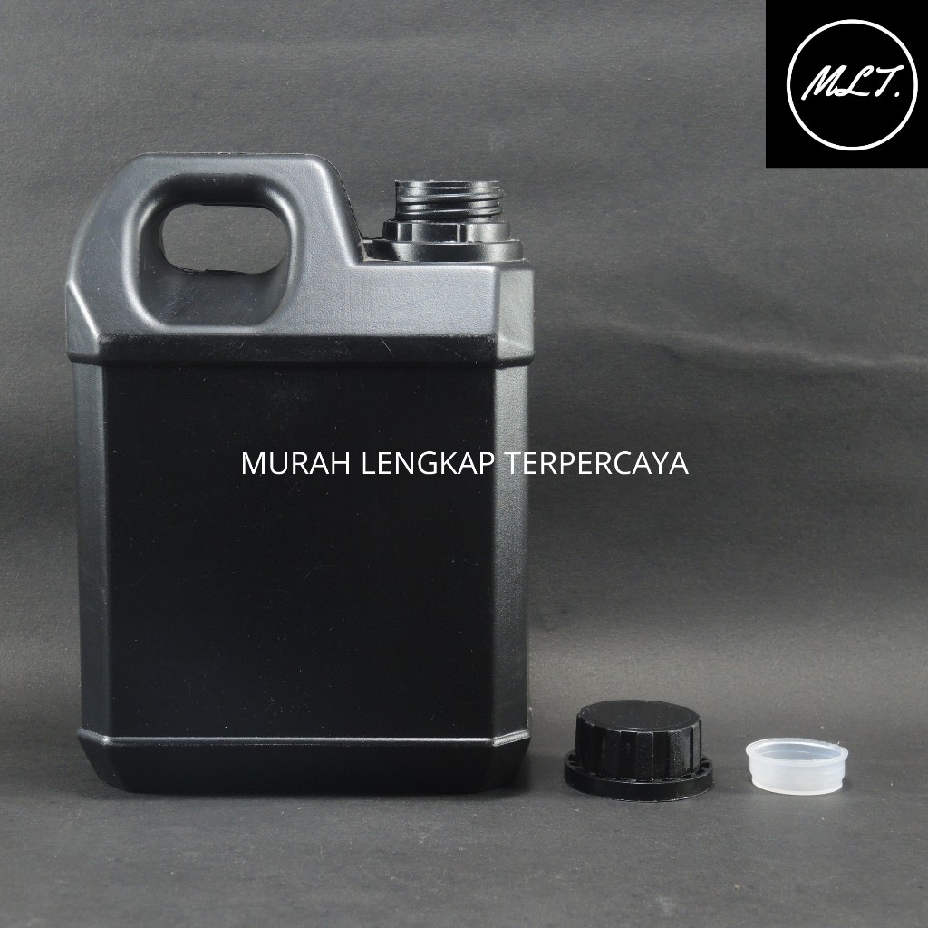 JERIGEN 1 LITER HITAM / JERIGEN 1000ML TAIWAN HITAM