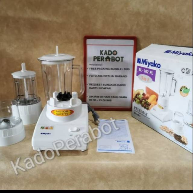 Blender pelumat miyako BL-102 PL 3in 1