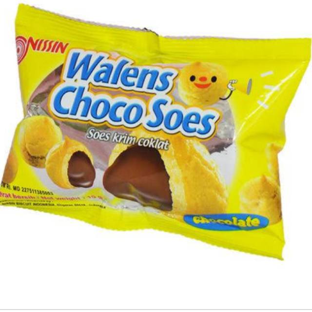 

Nissin walens choco soes 15 gr - sus krim coklat