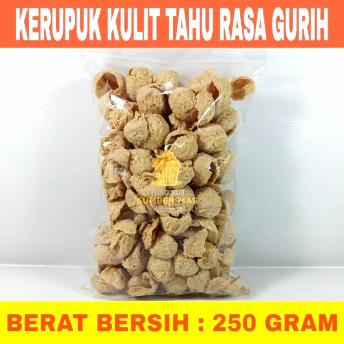 

54ekh Keripik Tahu /Kulit Tahu Bulat(250G) - 1/4 Kg 60J