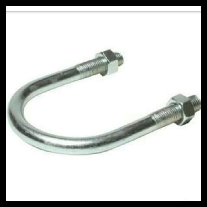 U Bolt 3/8 X 2" Klem Pipa Besi