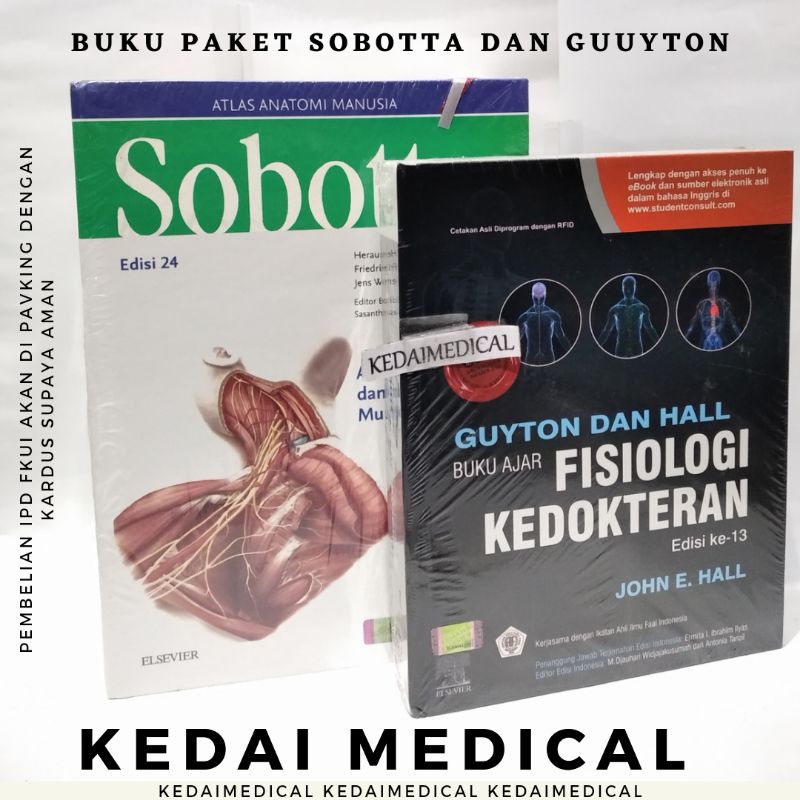 BUKU PAKET SOBOTTA DAN GUYTON TERMURAH