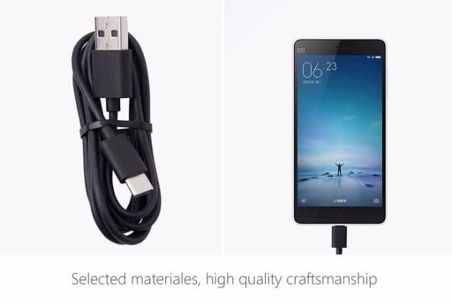 Kabel Charger dan Data USB Type C Xiaomi MI 4C Original