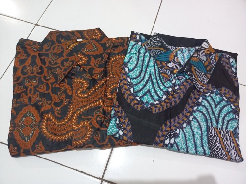 Maura Couple - Sania Ruffle Batik Couple M L Xl Xxl