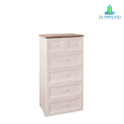 Olymplast Classic Drawer Cabinet Laci 5 Susun ODC-5B
