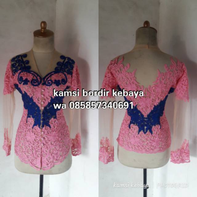 Kebaya bordir stik premium