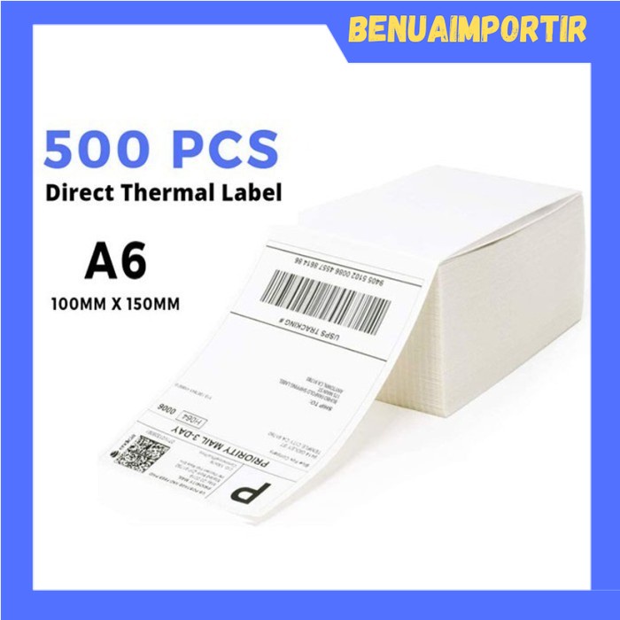 

BENUAIMPORTIR - Kertas Stiker Thermal Label Resi Pengiriman - KST