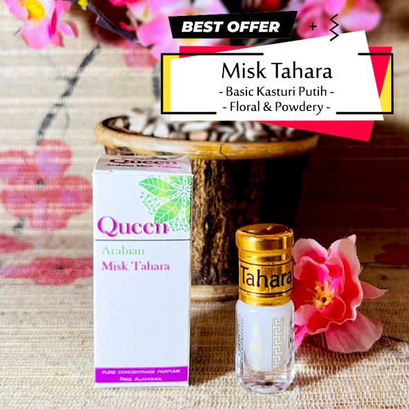 Parfum Arabian Misk Tahara Asli Saudi Arabia Non Alkhohol Misk Thaharah Original 100% Misk Thahara Misk Tahara Misk Taharah Musk Thaharah