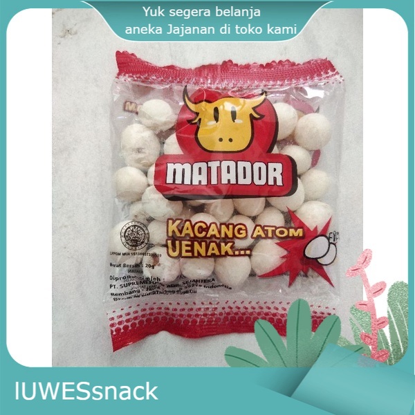 

Kacang atom matador isi 10pcs- jajanan jadul-snack jadul-ciki jadul-makanan ringan-camilan