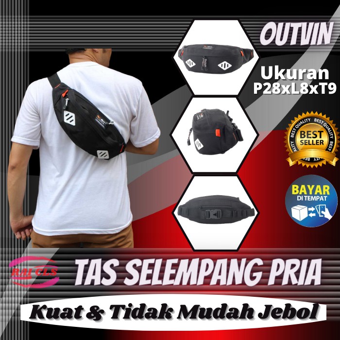 Tas Kerja Soren Waistbag Selempang Pria Kekinian Keren Murah Berkualitas