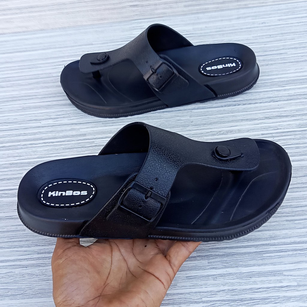 sandal karet jepit pria model terbaru / sandal fashions pria / sandal pria karet kinbos terlaris cod