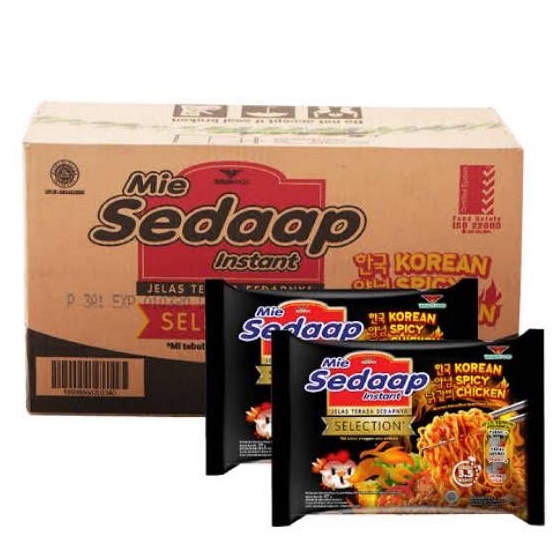 

Mie Sedaap Korean Spicy Chicken 1 dus 40 pcs