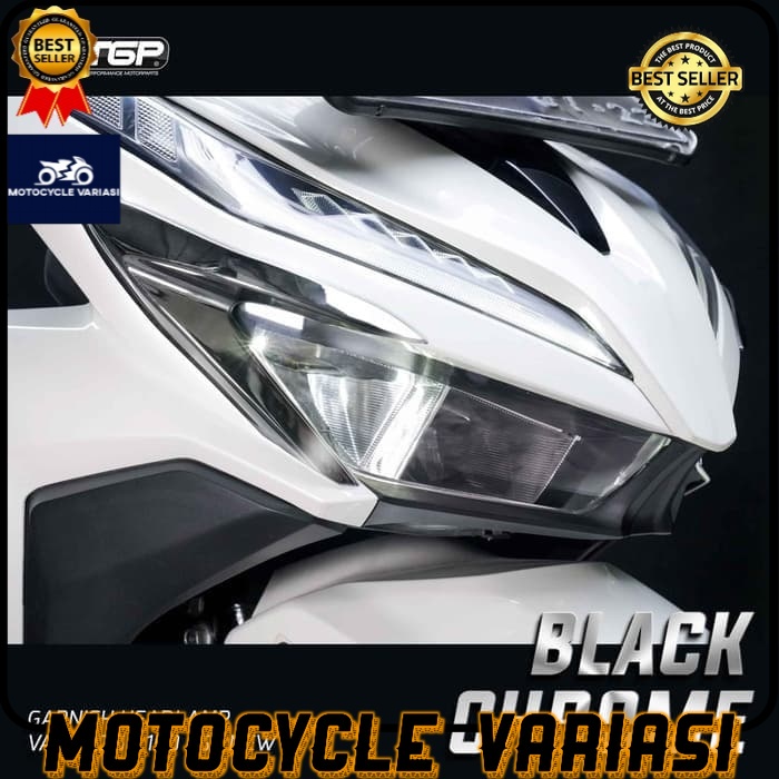 TGP Garnish lampu chrome honda new vario 150