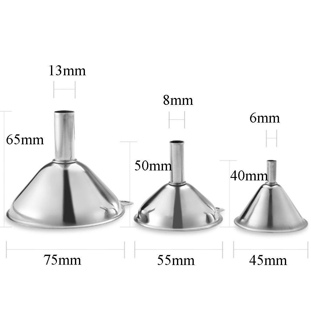 Suyo 3PCS Corong Wine Multifungsi Bahan Stainless Steel