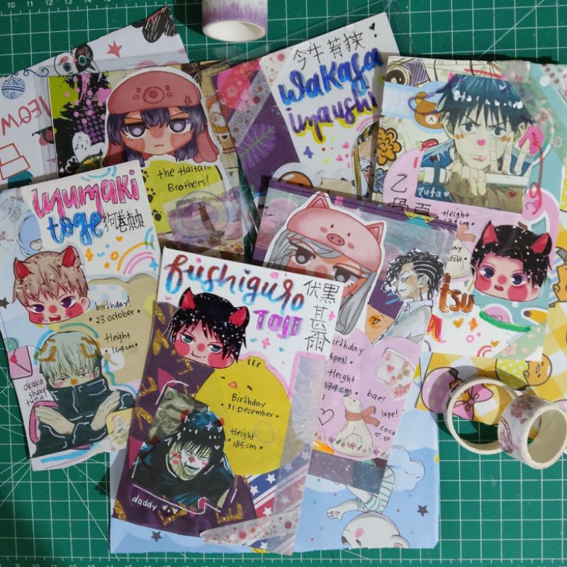 (Chocofish) Scrapbook/ Id Card/Custom Scarpbook anime (Tokyo Revengers/JujutsuKaisen/Haikyuu)