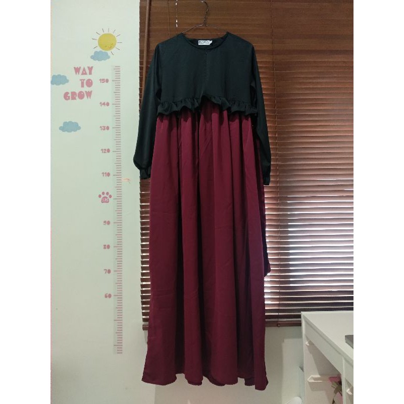 Preloved Gamis Sazhia Dress by Sabina by Selly