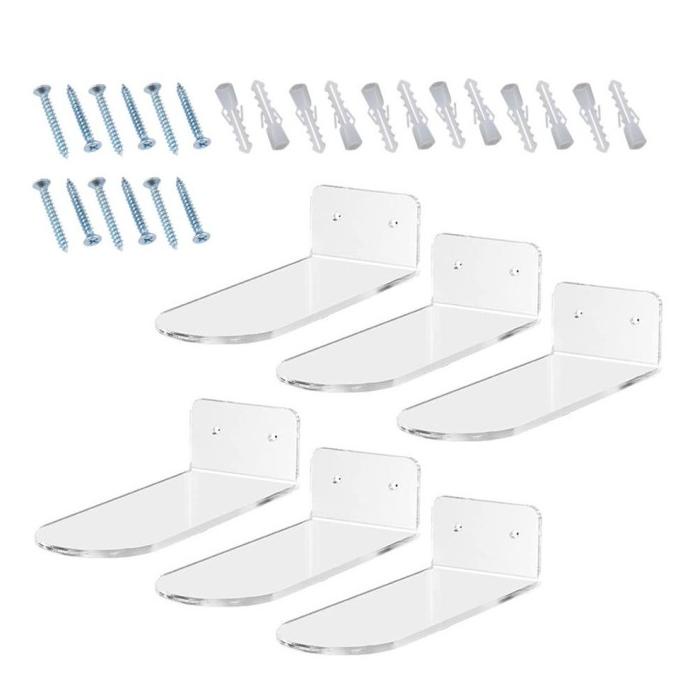 Sm08 Stand Holder Rak Sepatu Sneakers Model Tempel Dinding Warna Delstorenia