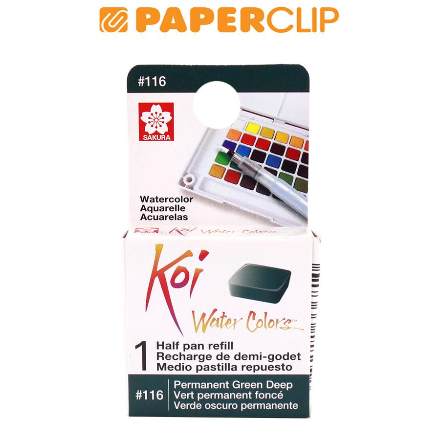 

WATER COLOUR SAKURA HALF PAN PERMANENT GREEN DEEP XNCW-116