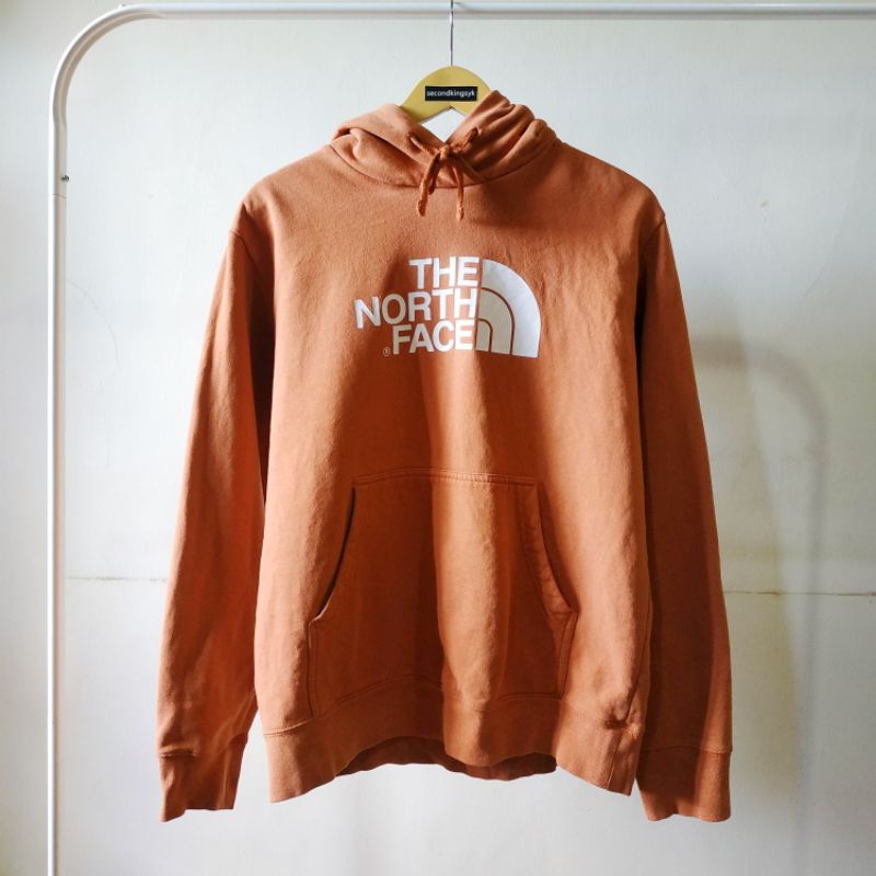 Hoodie TNF second original warna orange