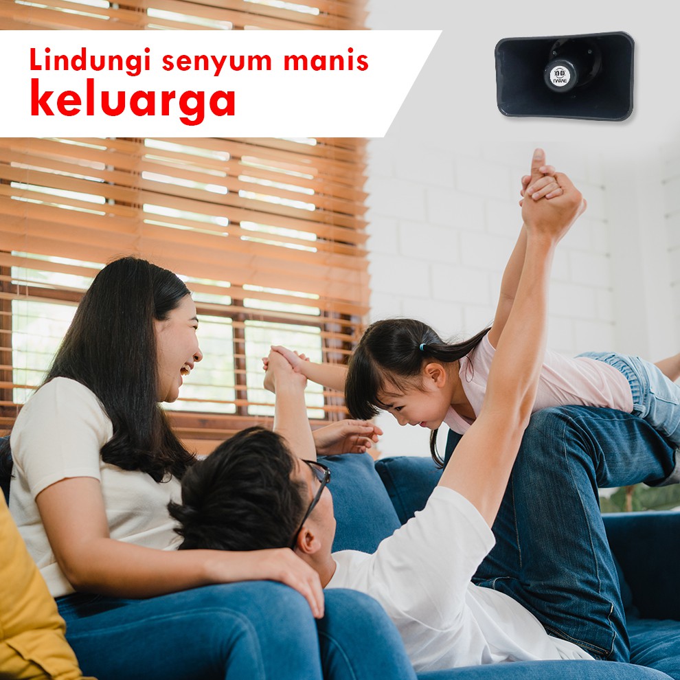 Sirine alarm rumah anti maling home security alarm automatic otomatis GARANSI 5 TAHUN SERVIS