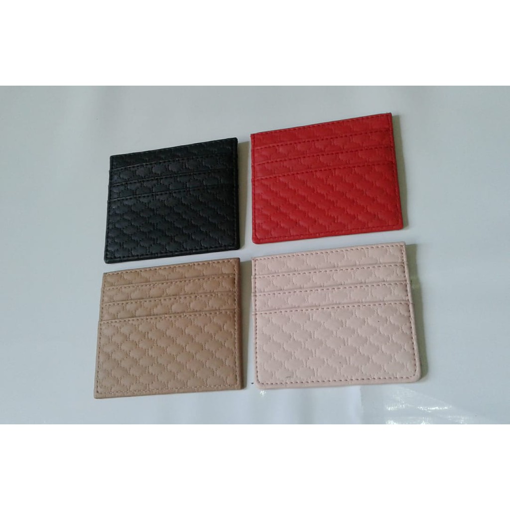 Card Holder / Dompet Kartu / Card Wallet Murah 6 Slot + 1 Money Slot Chanel