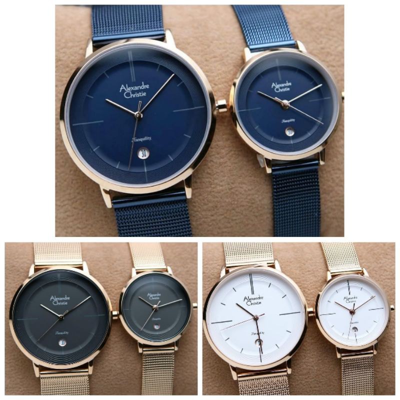 JAM TANGAN ALEXANDRE CHRISTIE COUPLE AC 8627 ORIGINAL (Harga Satuan 875.000)