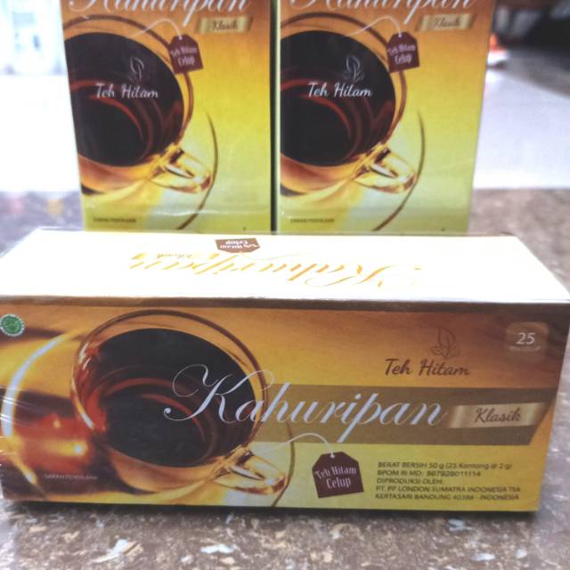 Teh hitam celup Kahuripan isi 25