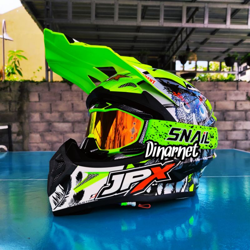 Jual Helm Cross Jpx X13 Fox1 Full Face Trail Trabas Supermoto Klx