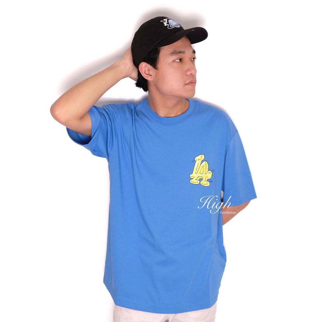 MLB Like LA Back Logo Overfit Tee - Blue